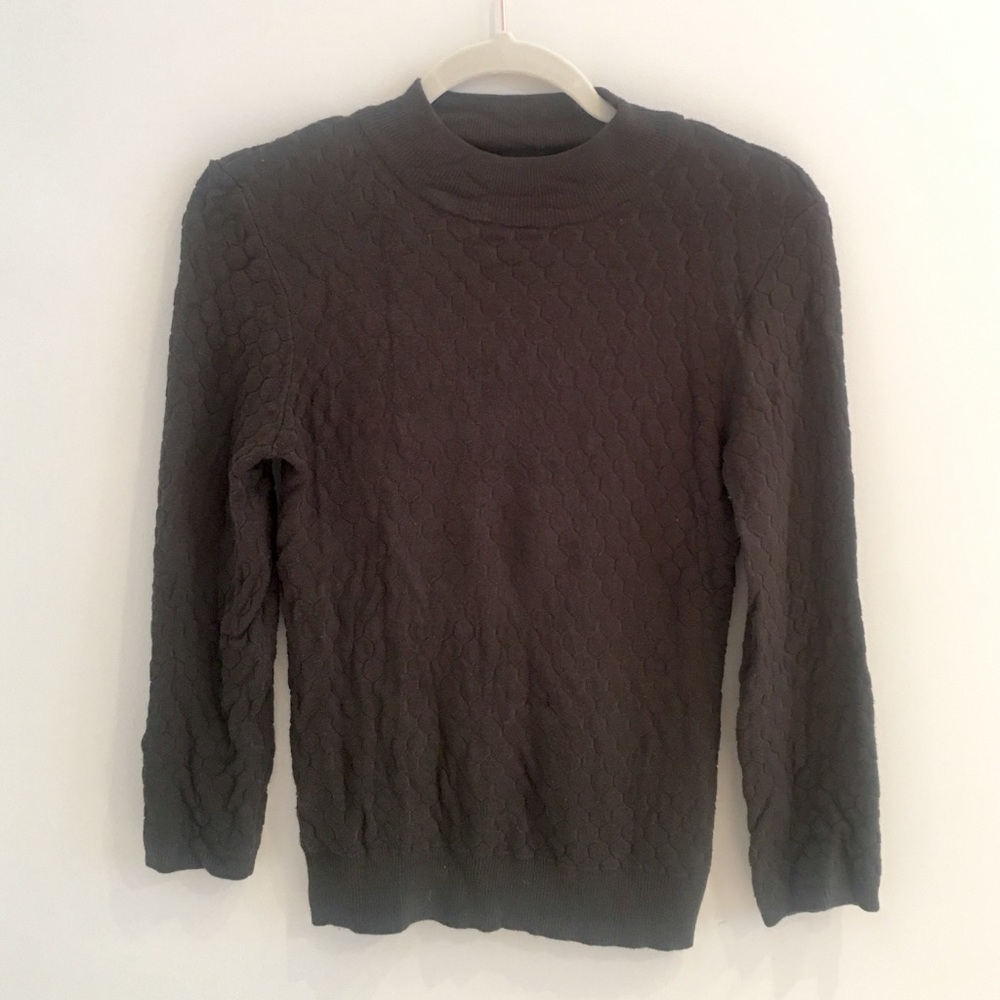 Forever 21 Army Green Mock Turtleneck Sweater